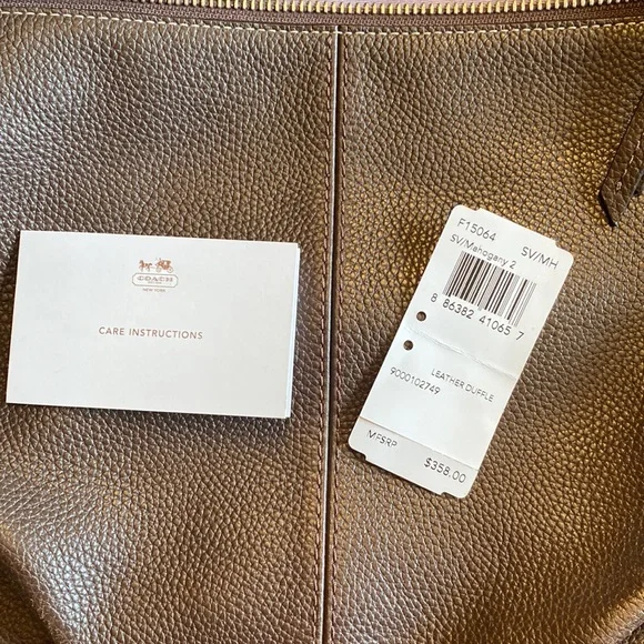 Coach Leather Bag with Adjustable Strap - Picture 13 of 13